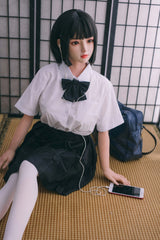 Japanese Sex Doll with School Uniform Convallaria D Cup 149cm